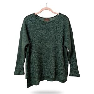 Kerisma Textured Knit Sweater – Forest Green – Size S/M – EUC